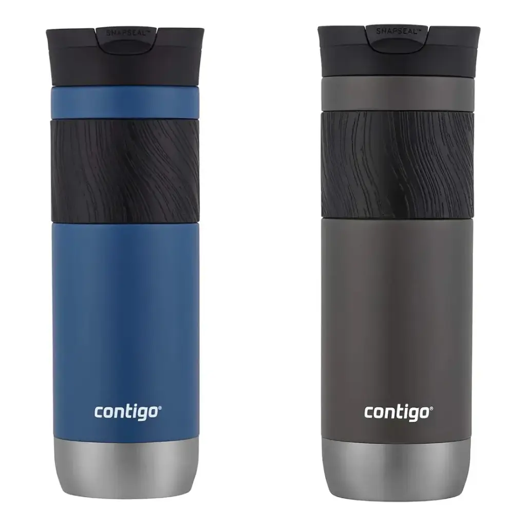Botella Térmica Contigo Byron 2.0 SS SnapSeal 20oz/590ml Set de 2 unds