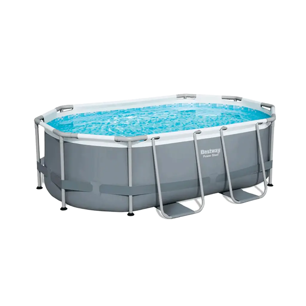 [5613Z] Piscina Inflable Familiar Bestway Ovalada Steel Pro Max 3.05m x 2.00m x 84cm