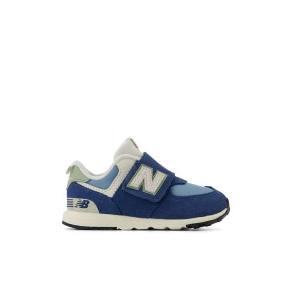[NW574BLE-M-10.5] Zapato Lifestyle Infantil New Balance 574 Hook & Loop (AZUL/BLANCO, 10.5)