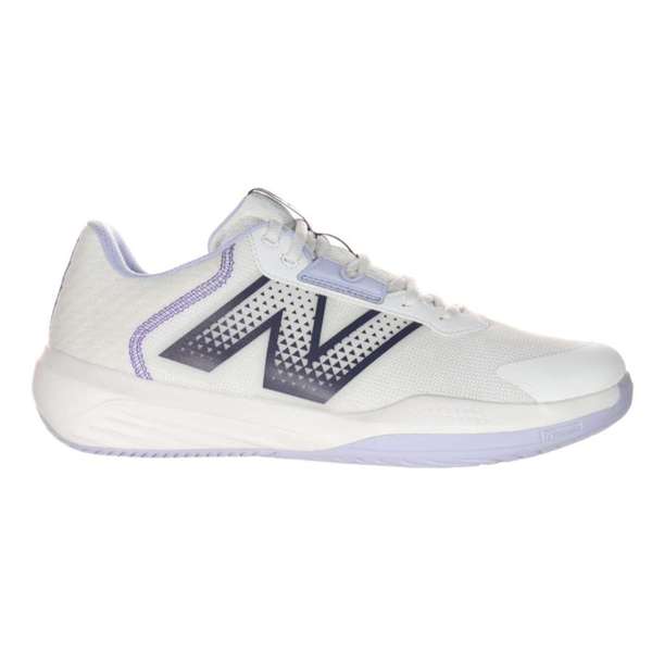 [MCH696O6-D-10.5] Zapato Tenis New Balance 696 Hard Court v6 (BLANCO/NEGRO, 10.5)