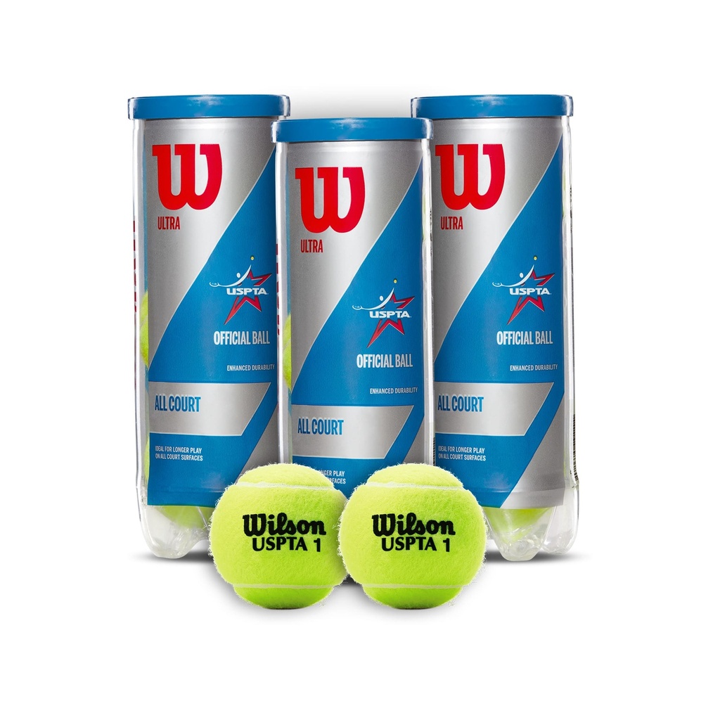 [COMBOWRT109500X3T] Combo Pelotas de Tenis Wilson Ultra All Court 3P X 3T