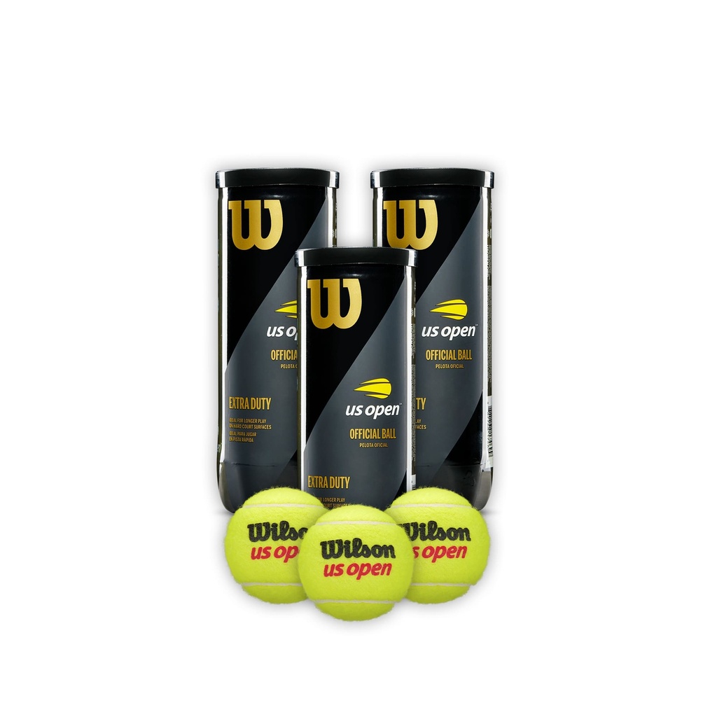 Combo Pelotas de Tenis Wilson Us Open Extra Duty 3P X 3T