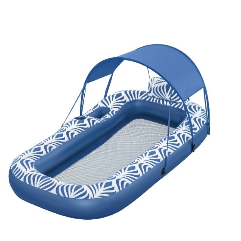 [43732] Tumbona Inflable Bestway Comfort Plush Shaded Lounge 1.98m x 1.12m