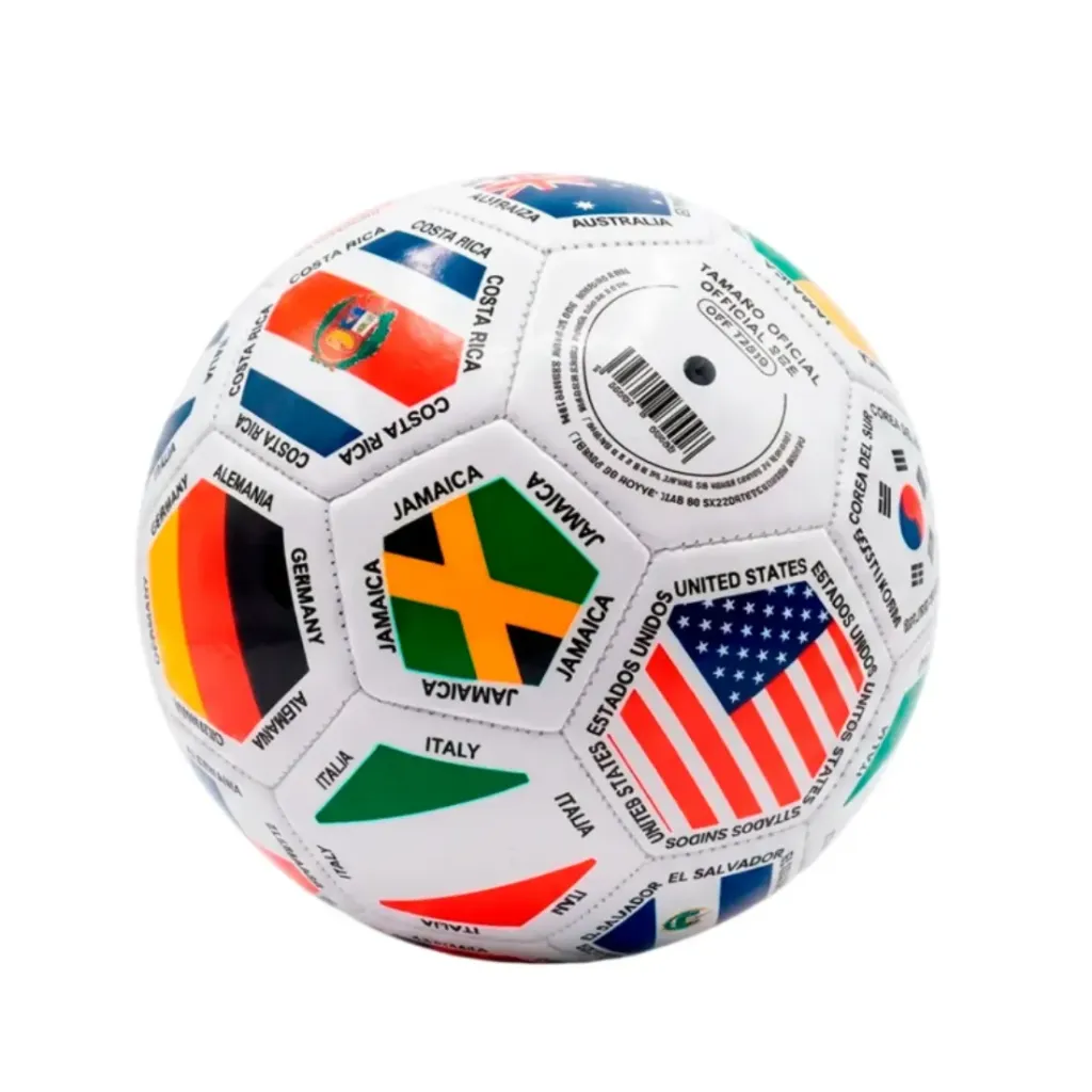 [93112] Mini Soccer Ball No. 2 World Cup Flags