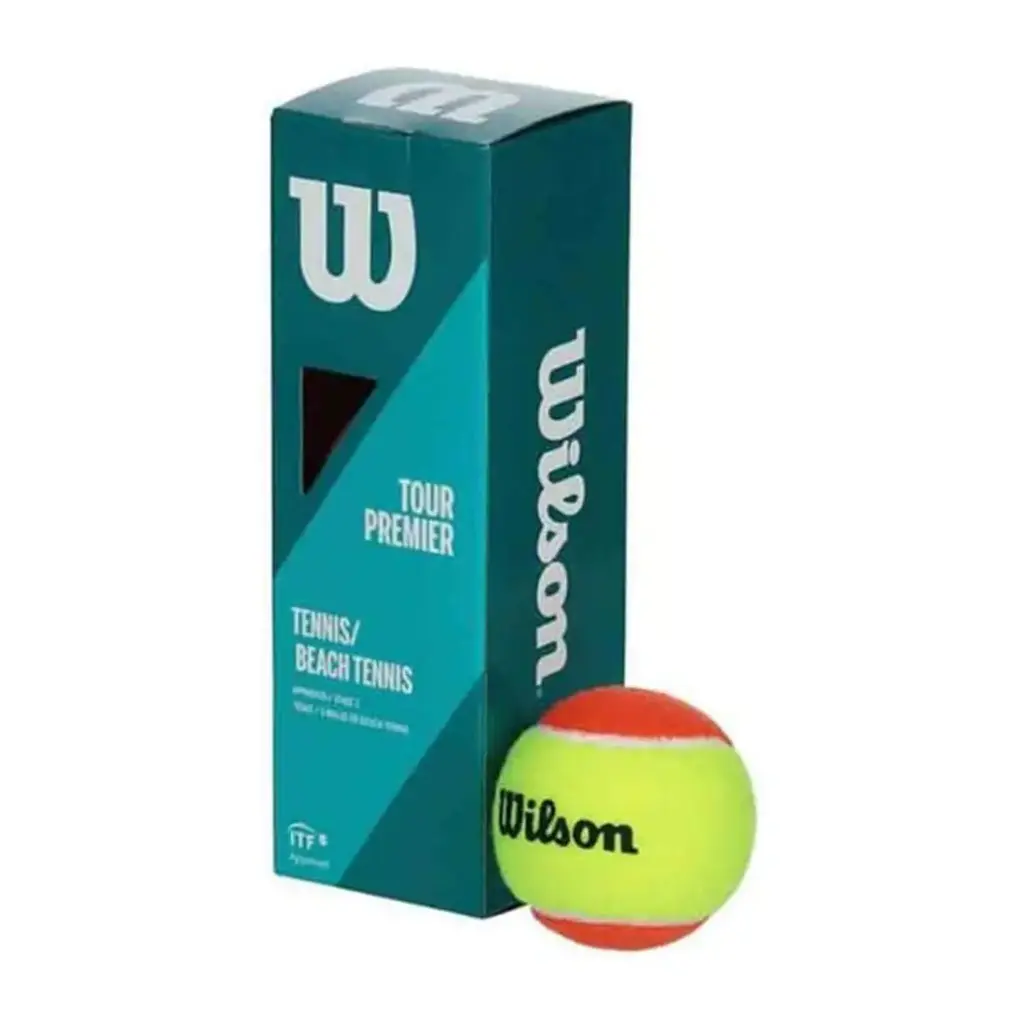 [WR8200401001] Pelotas de Beach Tenis Wilson Tour Premiere 3 Unidades