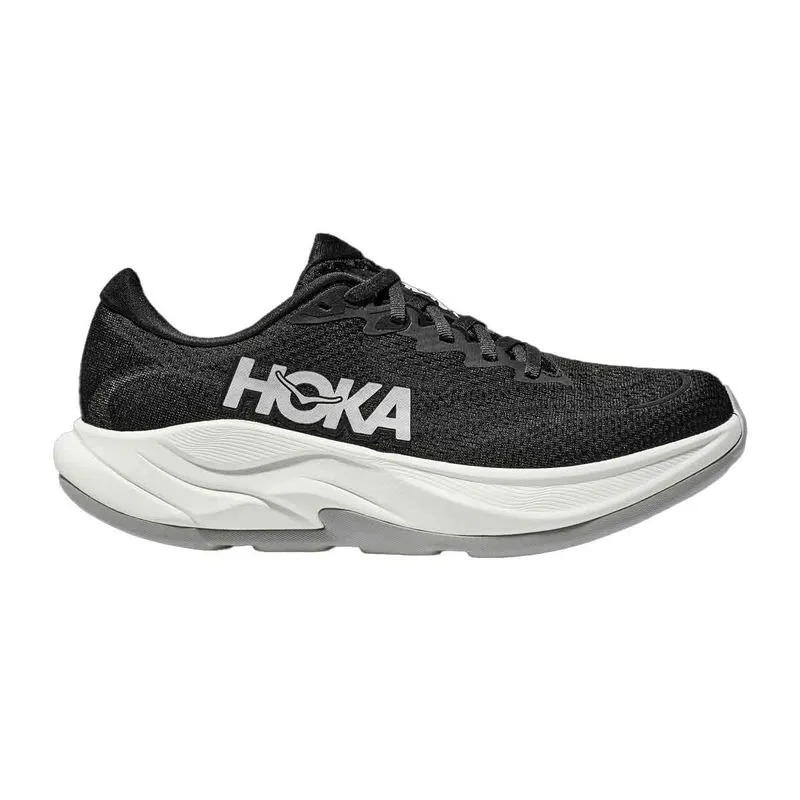 [1155130-BWHT-10.5] Zapato Unisex Running Hoka M Rincon 4 (Blanco y Negro, 10.5)