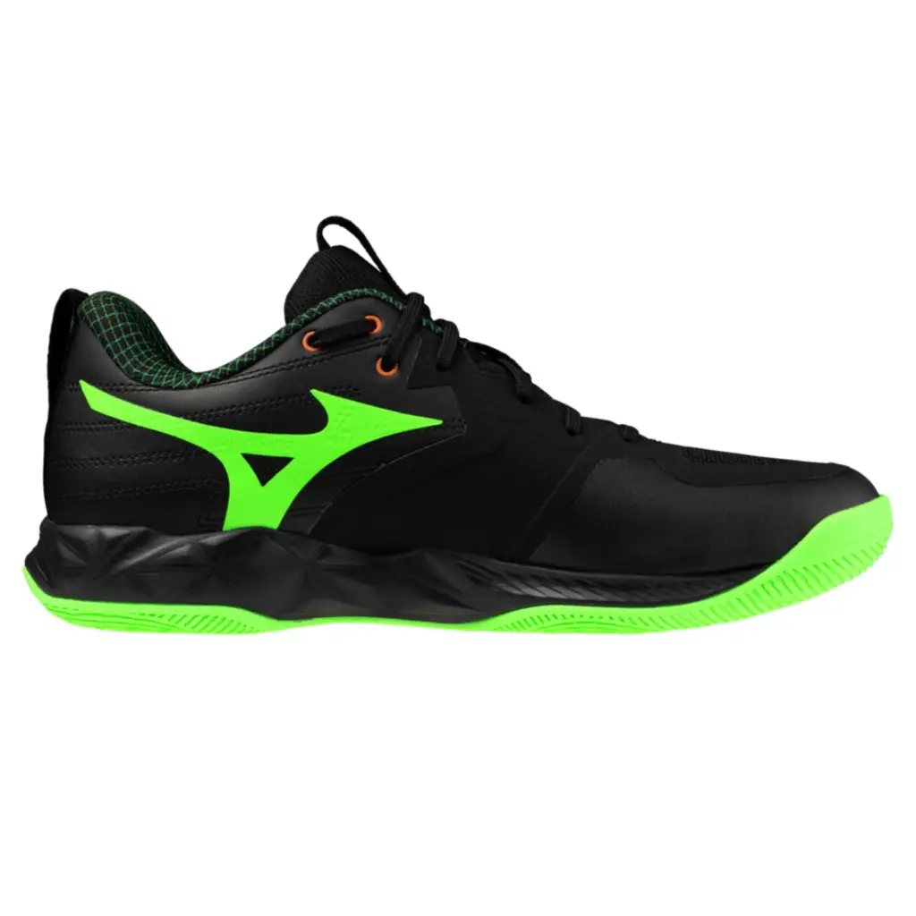 [V1GA254049-10.5] Zapato Voleibol Mizuno Wave Momentum Pro (10.5, NEGRO/VERDE)