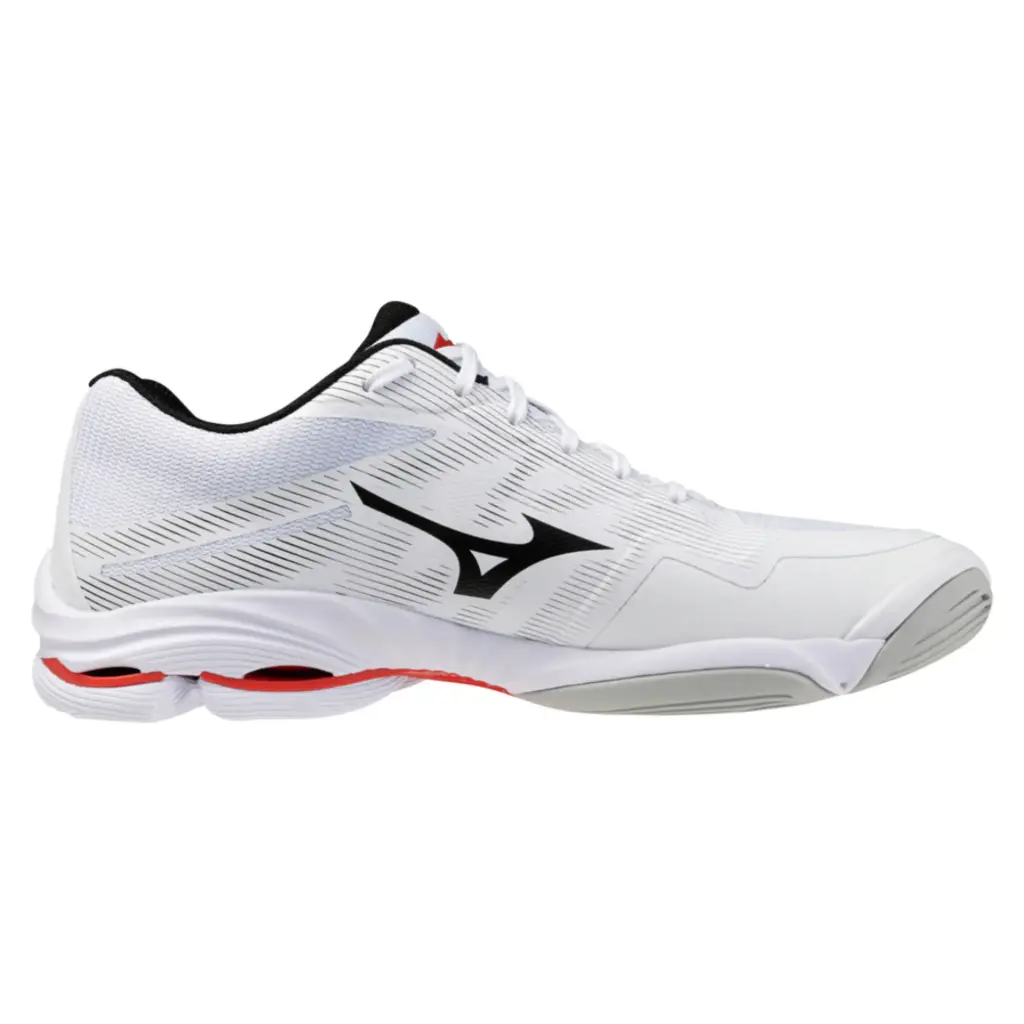 [V1GA266059-10.5] Zapato Voleibol Mizuno Wave Lightning Pro (BLANCO/NEGRO, 10.5)