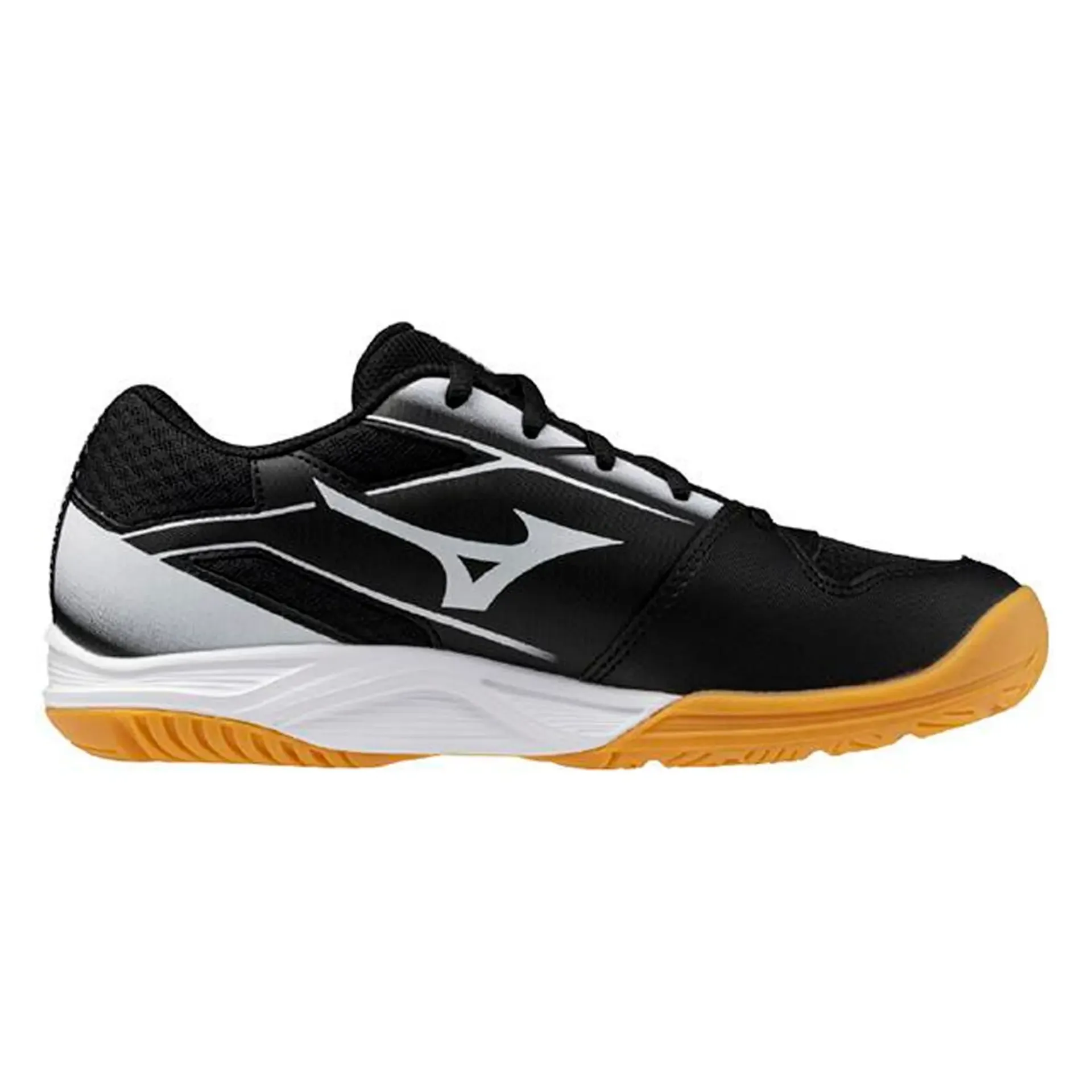 [V1GD251053-5.5] Zapato Indoor Voleibol Infantíl Mizuno Cyclone Speed Jr (NEGRO/BLANCO, 5.5)