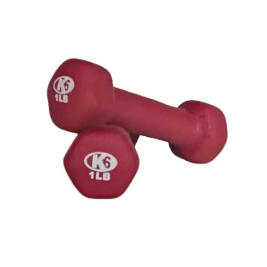 [66864]  K6 Neoprene Dumbbells 1LB