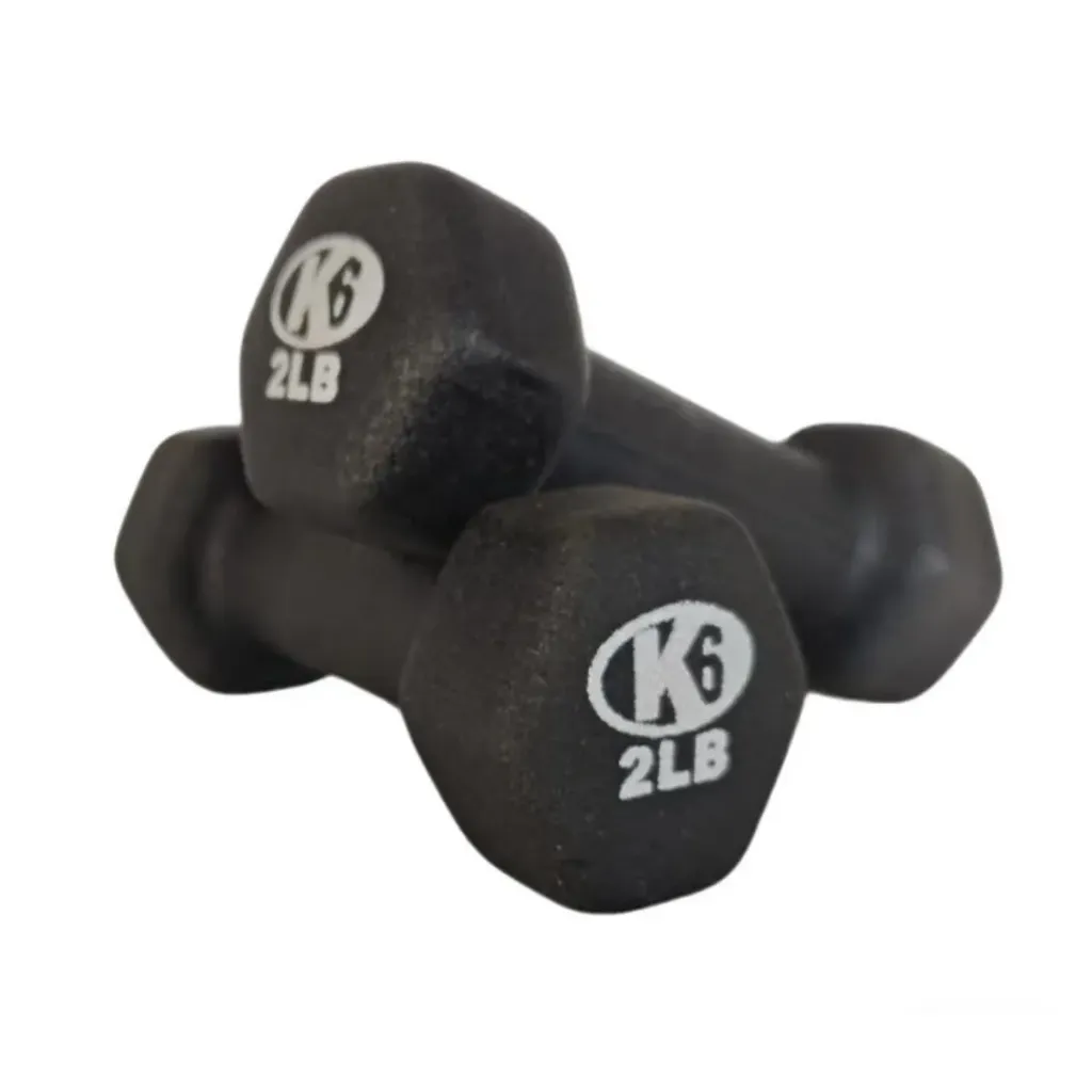 [66865] K6 Neoprene Dumbbells 2LB