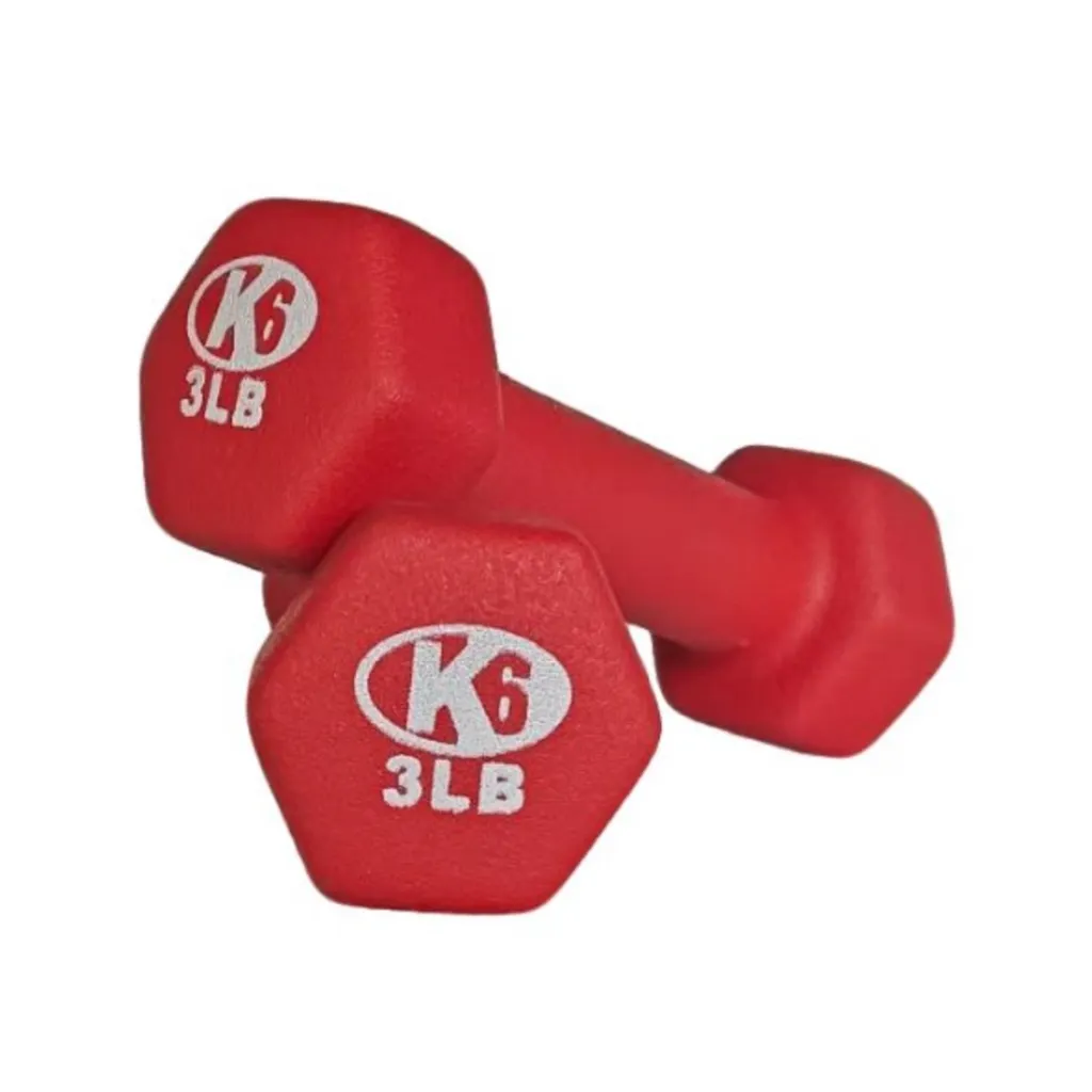 [66866] Mancuerna K6 de Neopreno 3LB