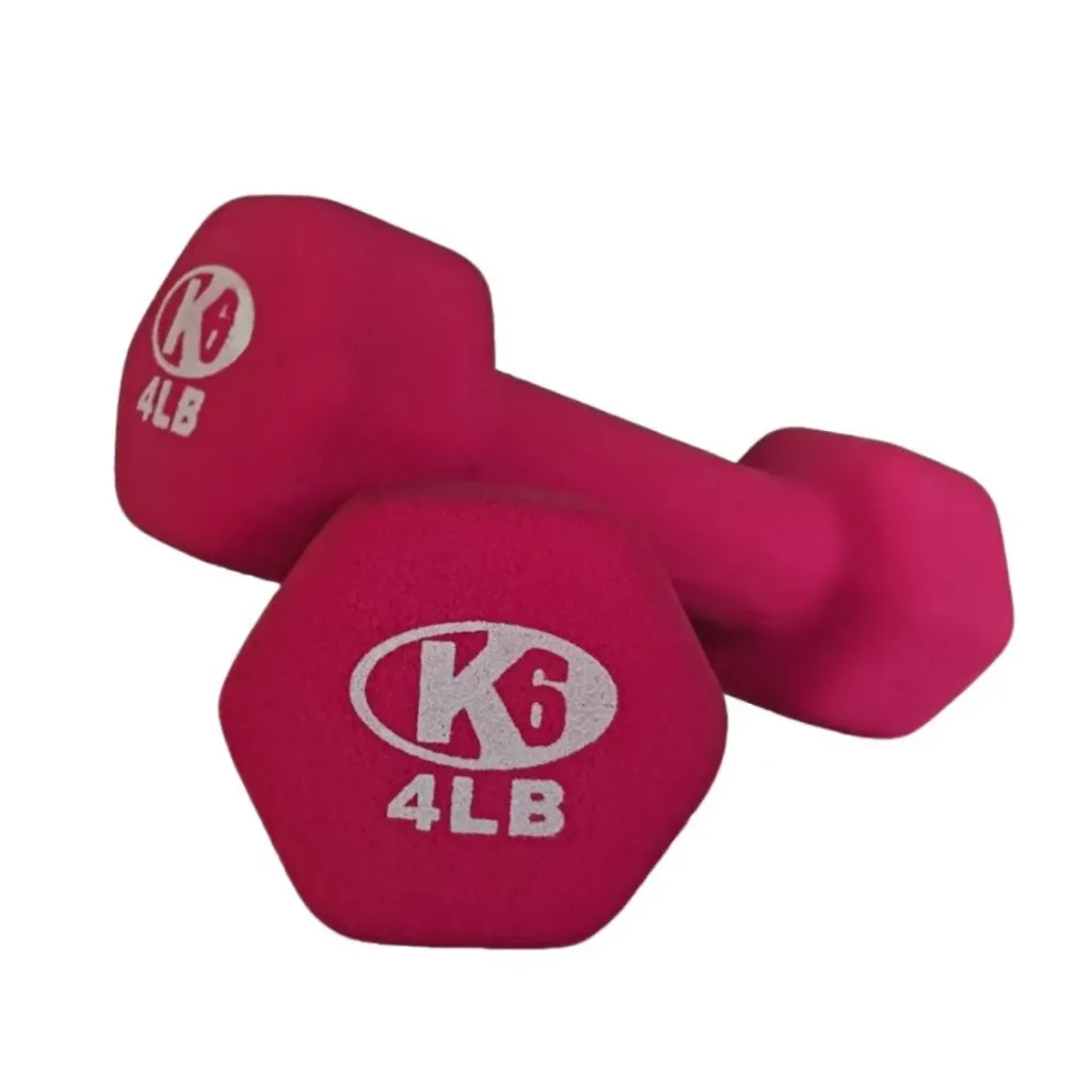 [66867] K6 Neoprene Dumbbells 4LB
