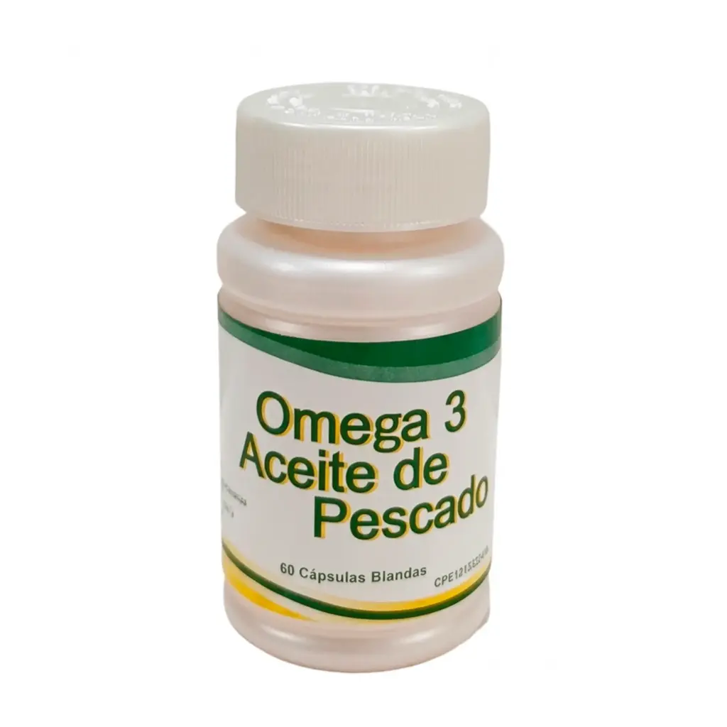 [016-LB] Omega 3 Epa Aceite de Pescado Laboratorios Baron's 1000mg  60 Cápsulas Blandas
