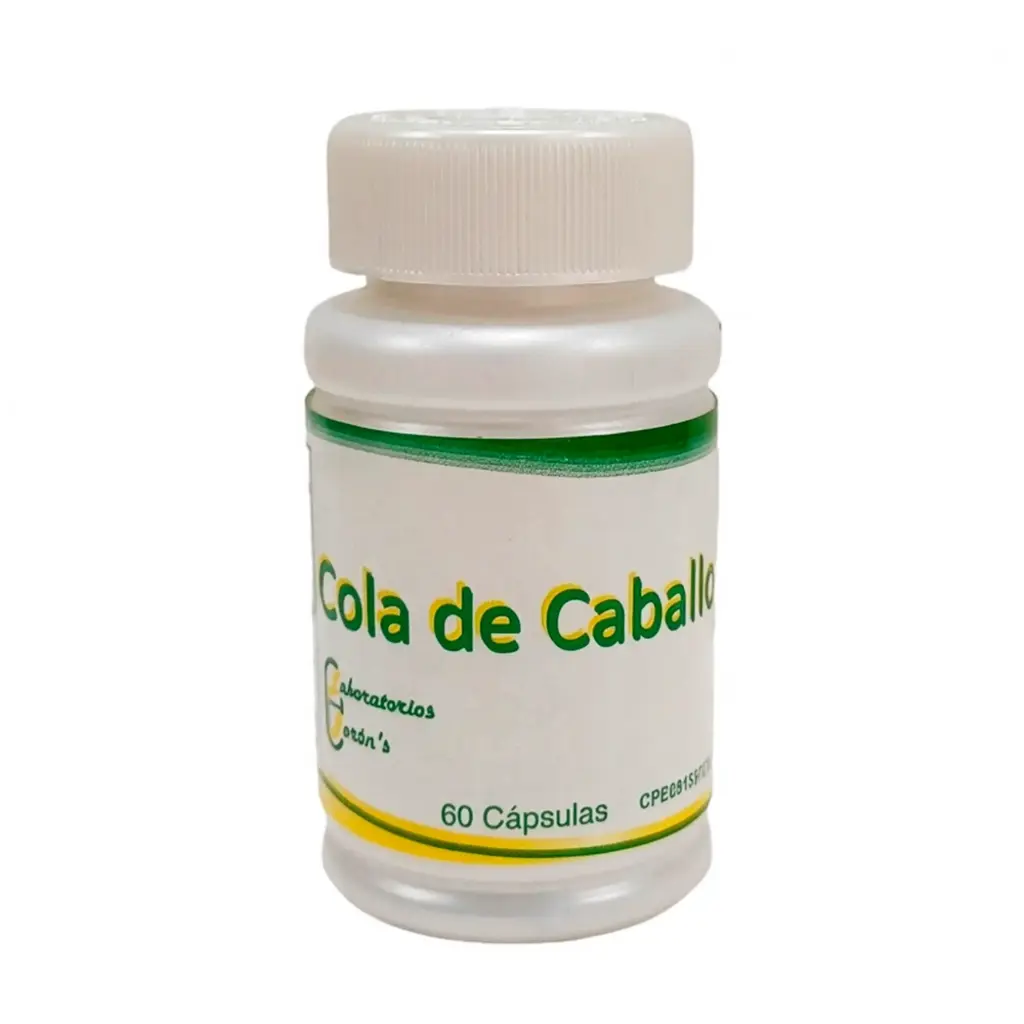 [028-LB] Cola de Caballo Laboratorios Baron's 100% Pura  300mg 60 Cápsulas