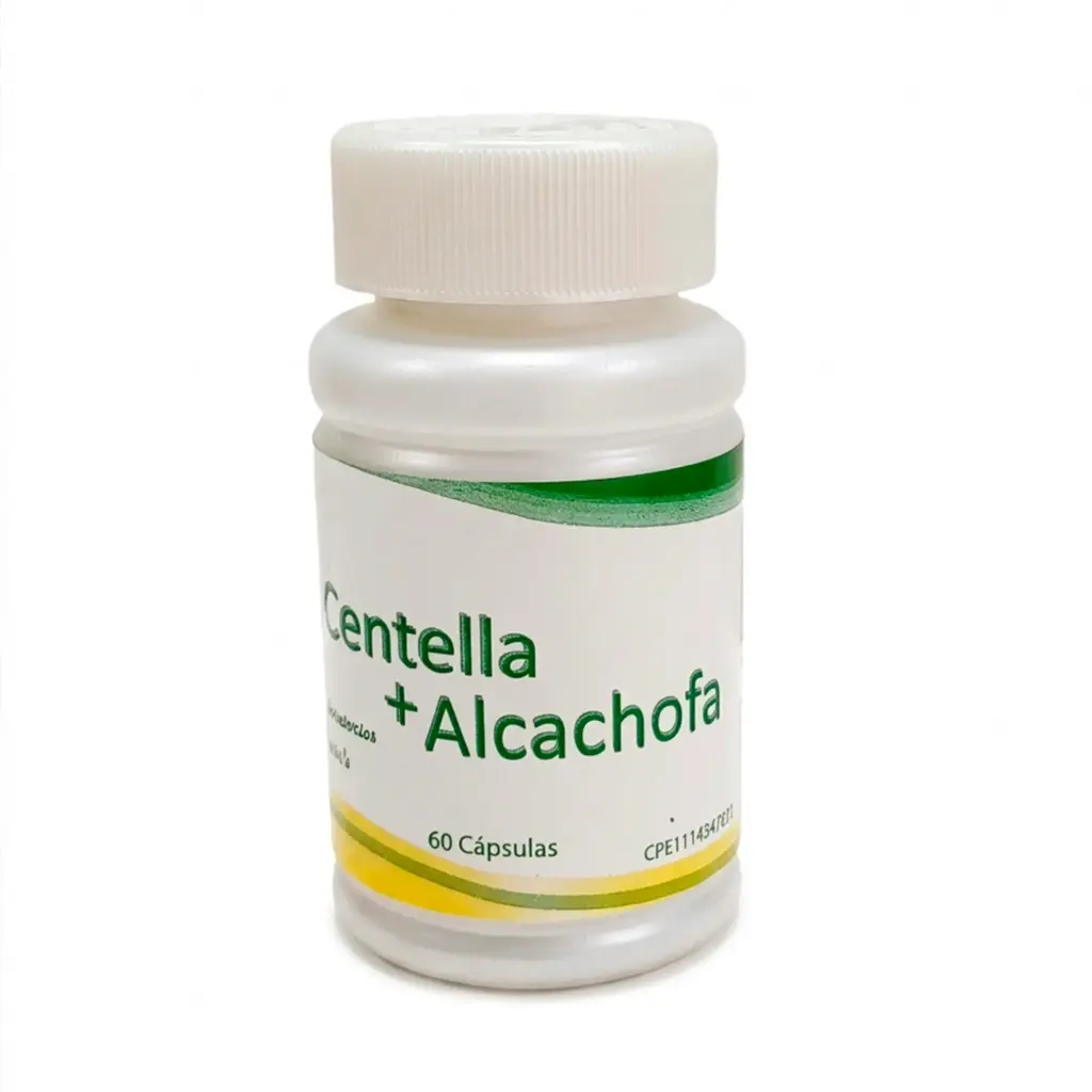 [007-LB] Centella Asiática + Alcachofa 150g Laboratorios Baron's Pack Detox y Circulación 60 Cápsulas