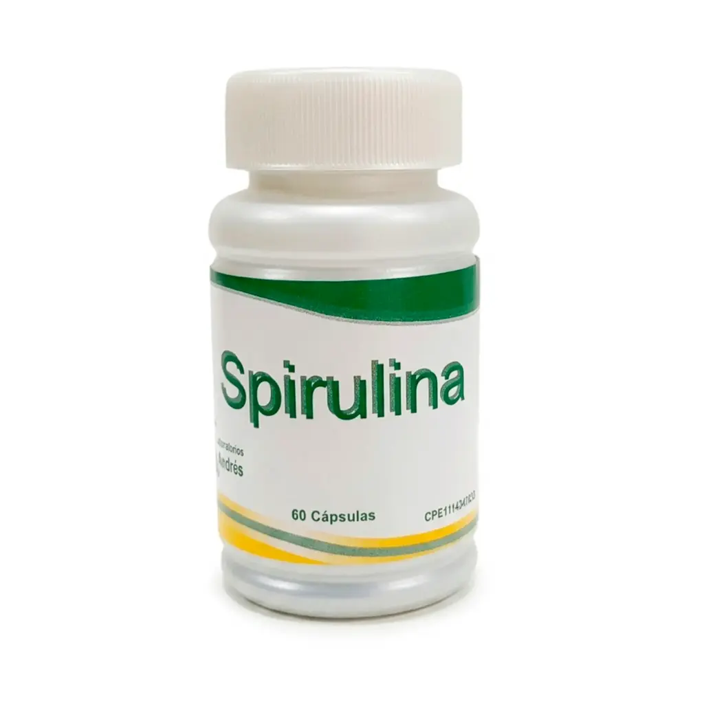 [020-LB] Spirulina Laboratorios Baron's 300mg 60 Cápsulas 