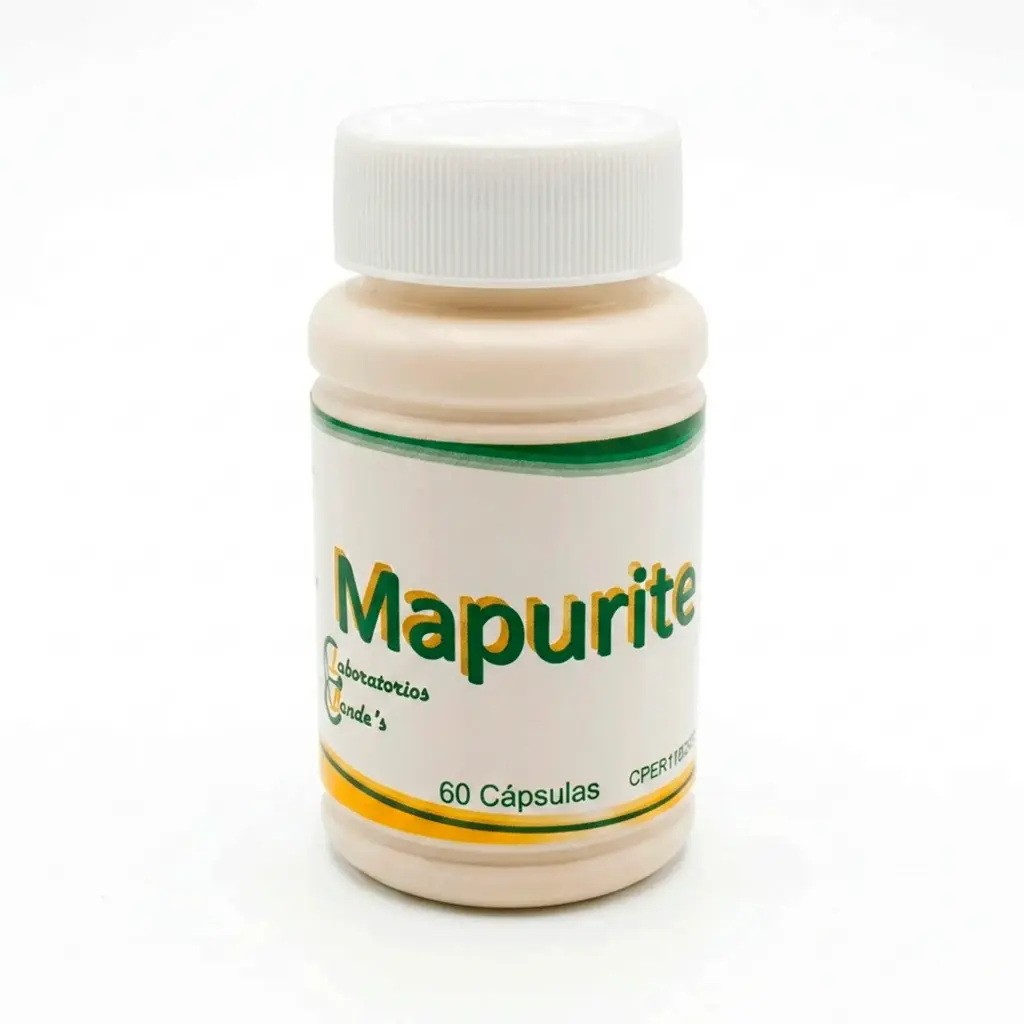 [029-LB] Mapurite Laboratorios Baron's 100% Puro 300mg 60 Cápsulas