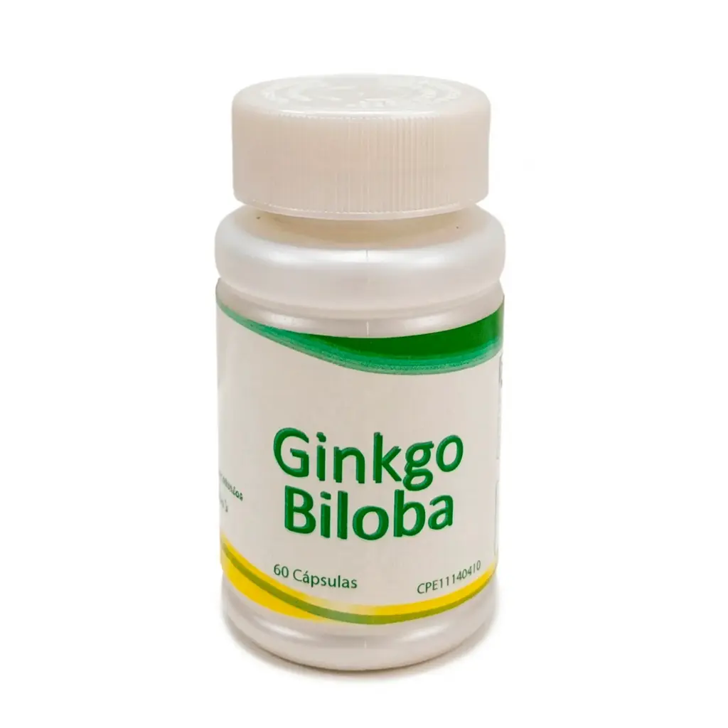 [011-LB] Ginkgo Biloba Laboratorios Baron's Memoria y Concentración 500mg 60 Cápsulas 