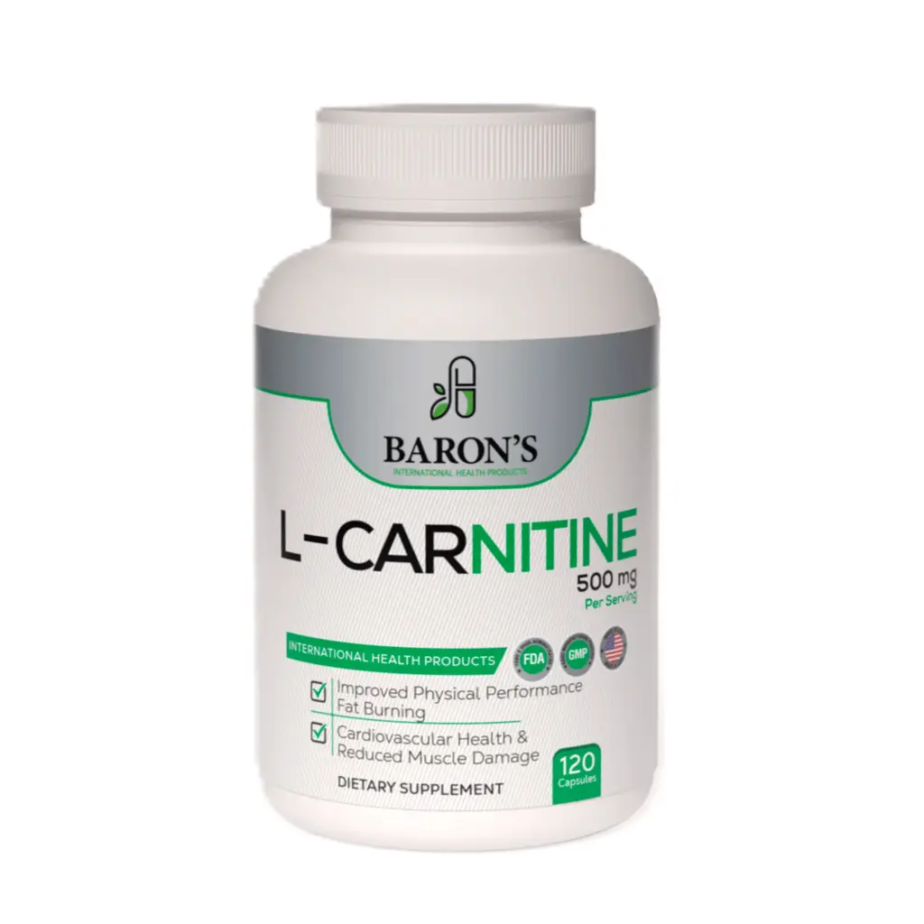 [041-LB-BIHP] L-Carnitina Baron's 500mg 120 Cápsulas 