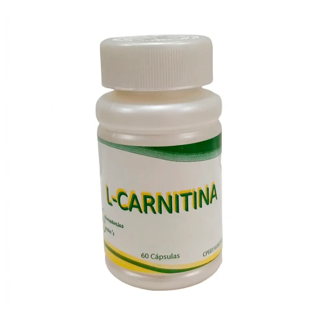 L-Carnitina Laboratorios Baron's Quema Grasa y Energía 300mg 60 Cápsulas 