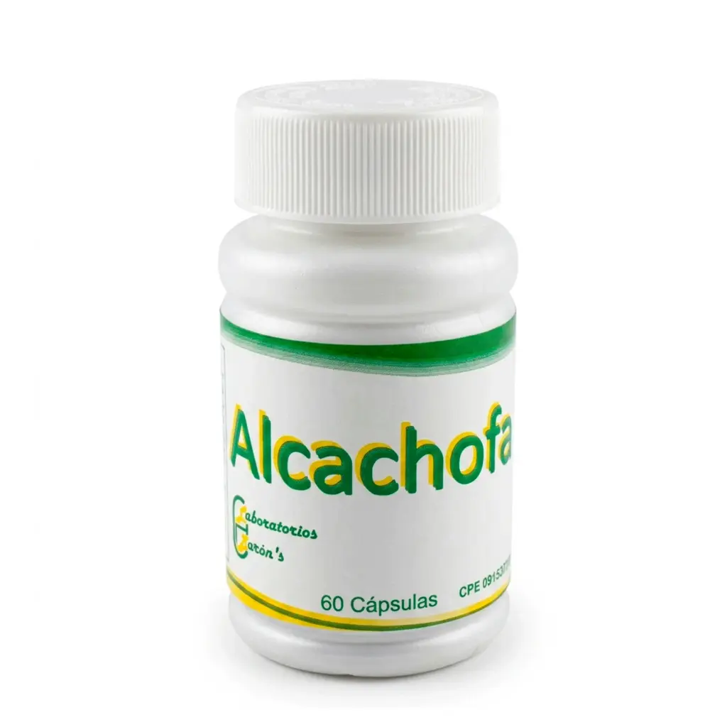 [027-LB] Alcachofa Laboratorios Baron's Diuretico Detox 300mg 60 Cápsulas 