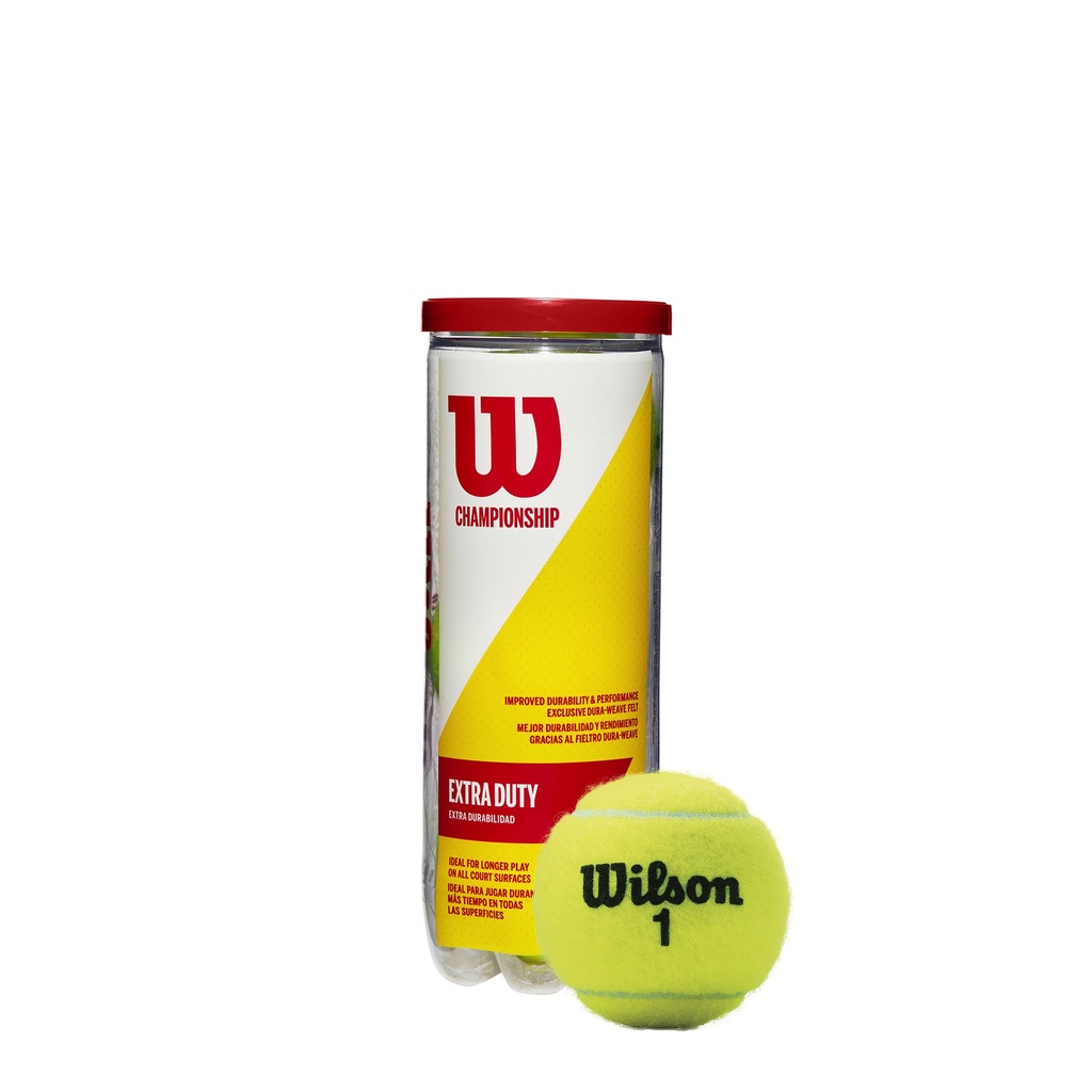 [WRT100101] Tennis Ball Wilson Championship Extra Duty x 3 balls 