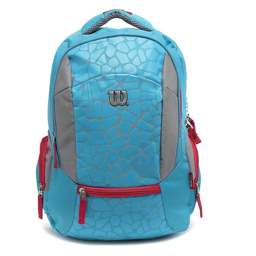 [W0071LB] Morral Wilson Patrón Abstracto Dama (65.010071) (AZUL CLARO)
