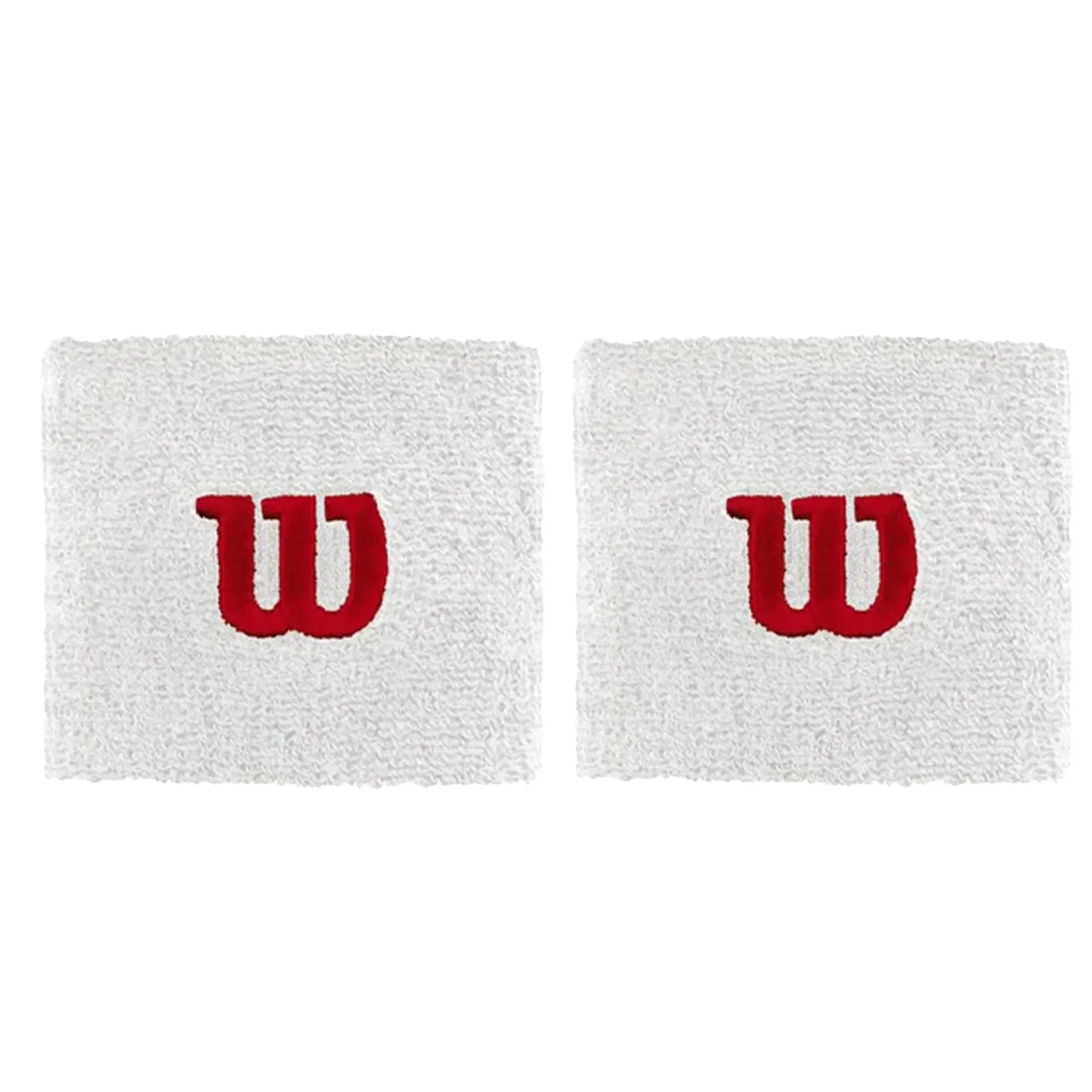 [WR5602100] Muñequeras Deportivas Wilson Talla Única 1 Par (BLANCO)