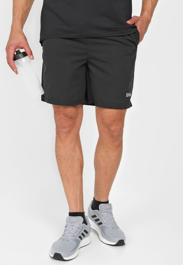 [WT19206] Short Microfibra Wilson Negro 5511 Caballero (L)
