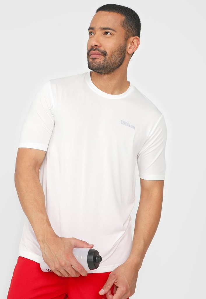 Camiseta Wilson Ultra Light Cuello Redondo Caballero 59034 Blanco