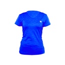 Camiseta Wilson Polyspun Cuello en V Jaspe Dama 85934 Marino