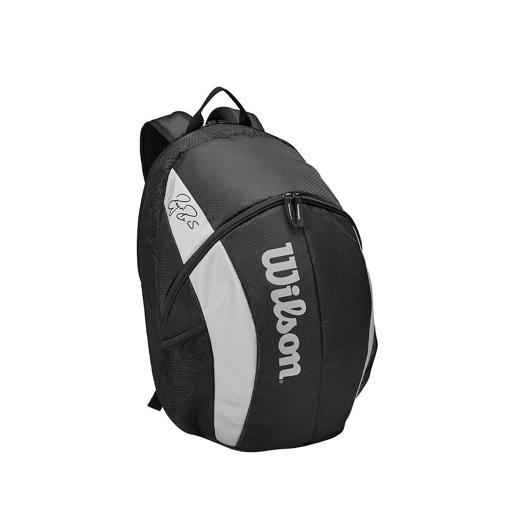 Bolso de Tenis Wilson Roger Federer Team Backpack (NEGRO) (Z590100)