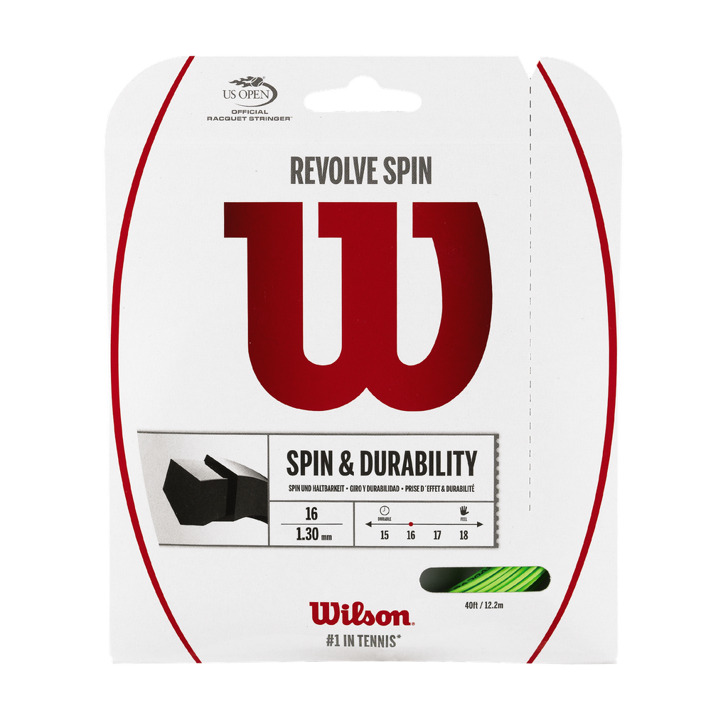 Set Cuerda para Raqueta Wilson Revolve Spin 16 (VERDE) (Z9568)