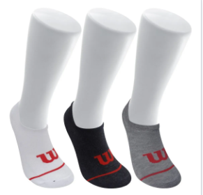 [A9749] Medias Tobilleras Deportivas Caballero Wilson Liner 3 Pare (BLANCO)