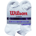 Medias cortas de Fibras Sintéticas Wilson No Show Mujer Jaspeada P6 Unitalla