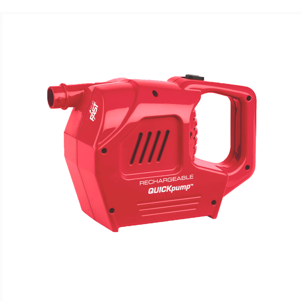 Bomba Inflador Coleman Recargable 120V Rojo