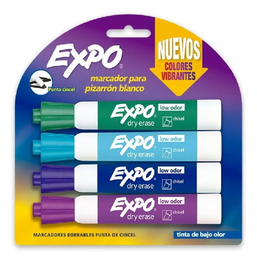 Marcador Expo Piedras Preciosas Tx4 Surtido