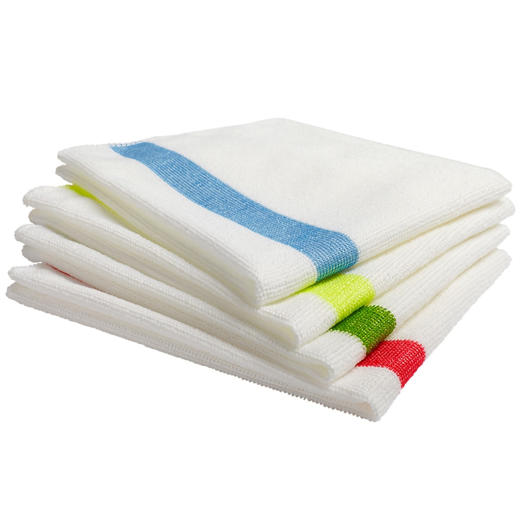  Pack de 4 paños de microfibra Rubbermaid