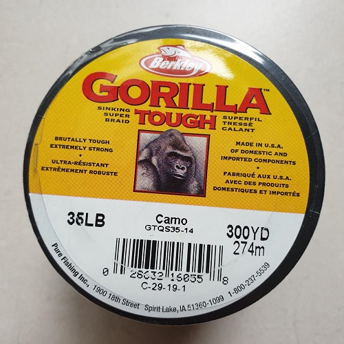 [1097106] Berkley Nylon Gorilla Tough 35Lb 300Yd Camo
