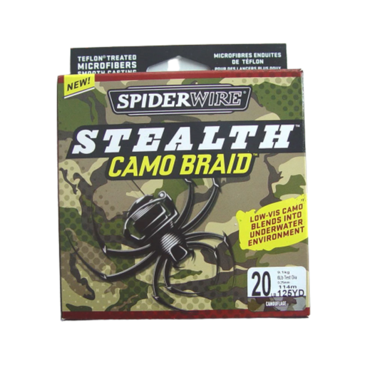 [1141008] Spiderwire Nylon Braid Stealth 65Lb 300Yd Camo
