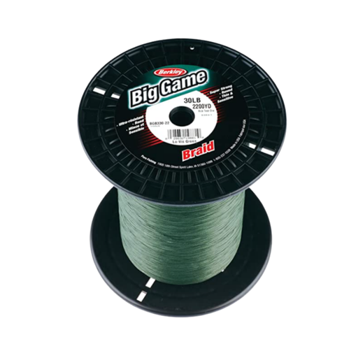 [1197310] Berkley Big Game Braid 1500 Yd Lo-Vis Green 50/12 Lb Test/Line Diam 