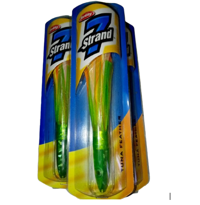 [1104249] 7Strand Tuna Feathers 6 1/2", 2 1/2 Oz Single Carded Tf200-112 Zucchini 