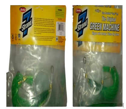 [1140403] 7Strand Green Machine 9" Mini Rigged Mg1100Mb-13 