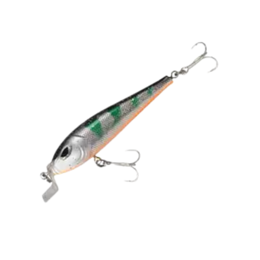 [1210187] Abu Garcia Señuelo Rocket River 7Cm Silver Green Tiger