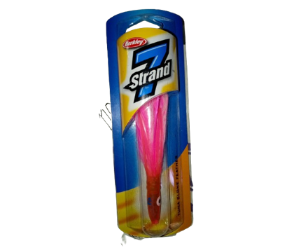 [1104181] 7Strand Tuna Clone (Cola De Atun) 5In 1 Oz Mini Feathers Single Carded Pink 