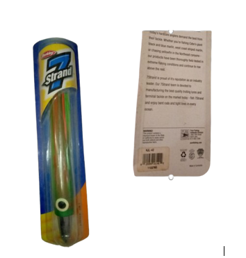 [1122783] 7Strand Kona Jet 10" / 3.5 Oz Kjl-42 Lollipop 