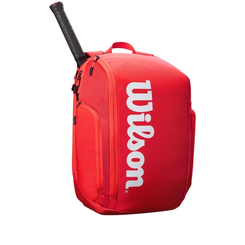 [WR8010901001] Bolso de Tenis Wilson Super Tour Backpack Rojo