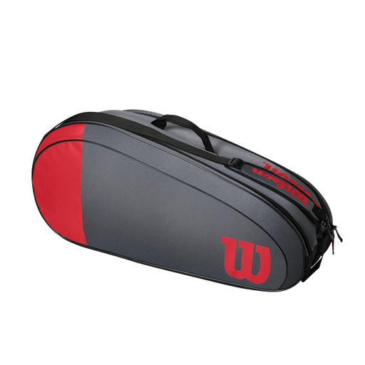 [WR8009803001] Bolso de Tenis Wilson Team 6Pk Rojo/Gris