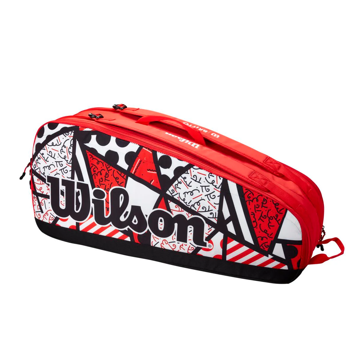 [WR8014501001] Bolso de Tenis Wilson Tour Romero Britto 6Pk
